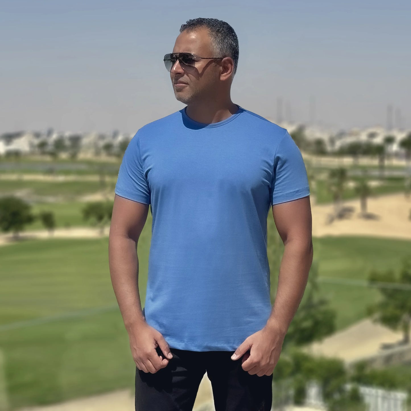 T-shirt color Blue