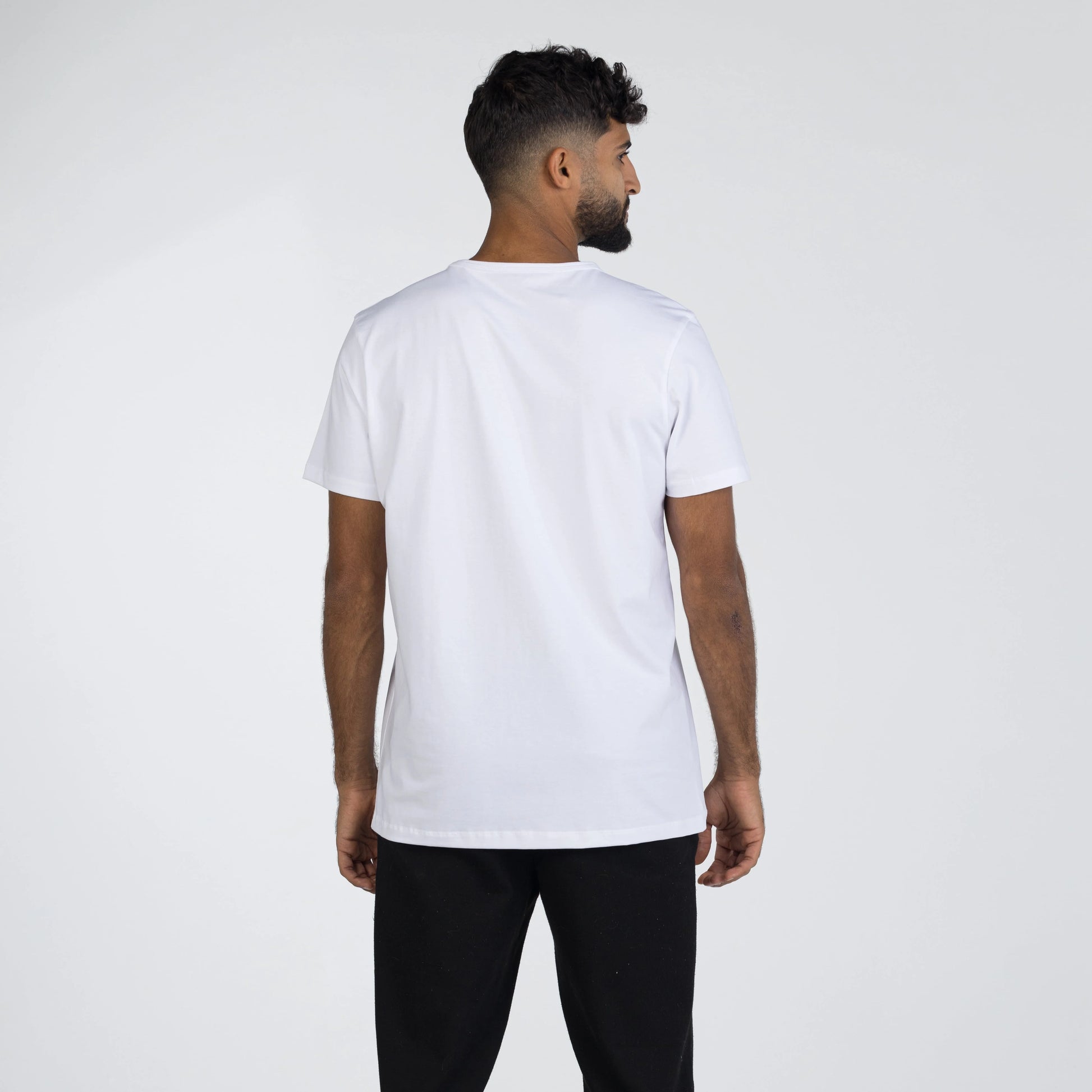 intersect Egyptian cotton crew white tee