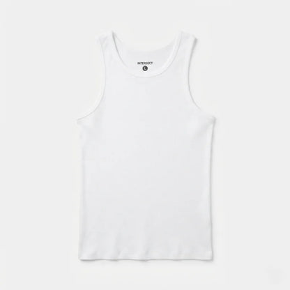 white Egyptian cotton tank 