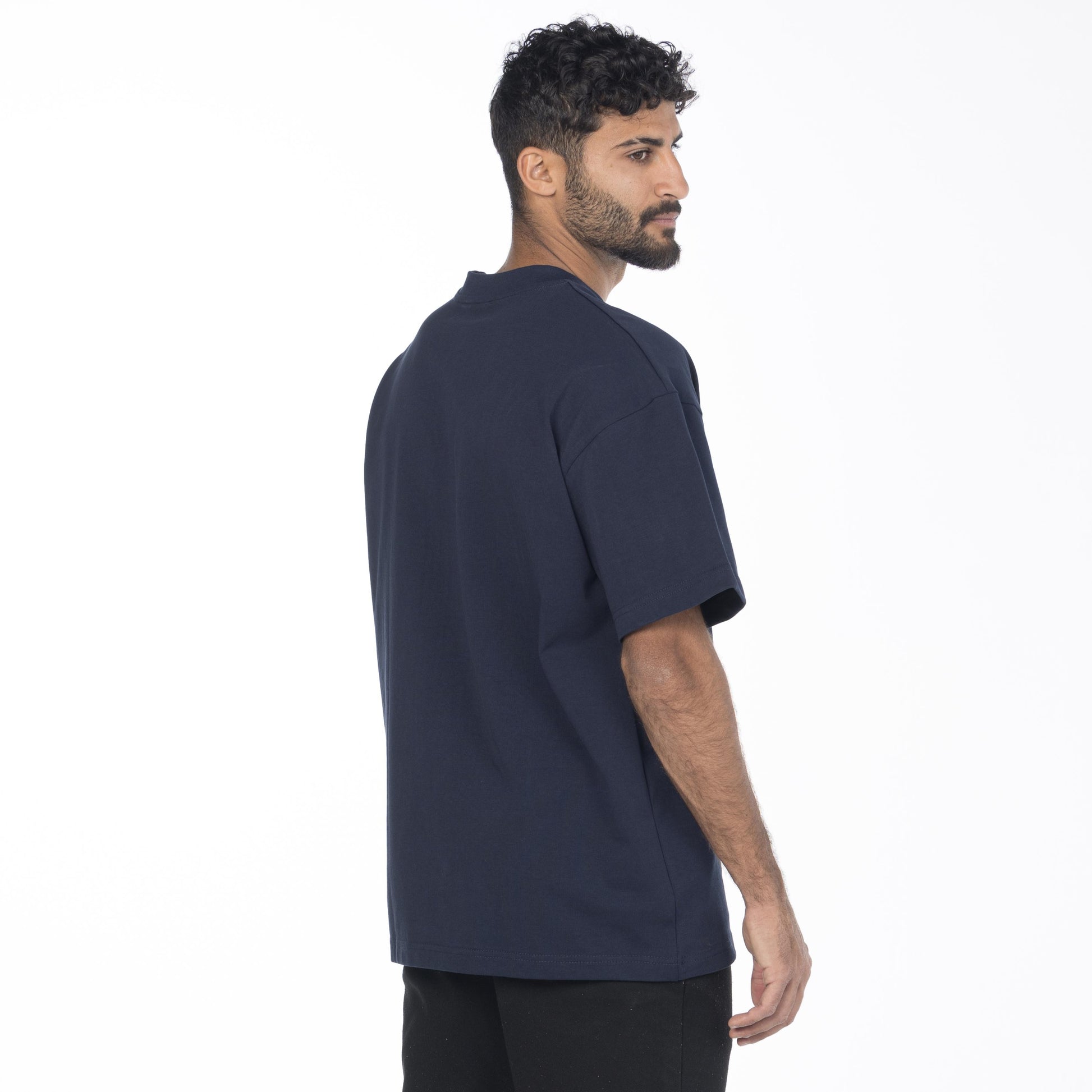 crew neck oversized shirt for men